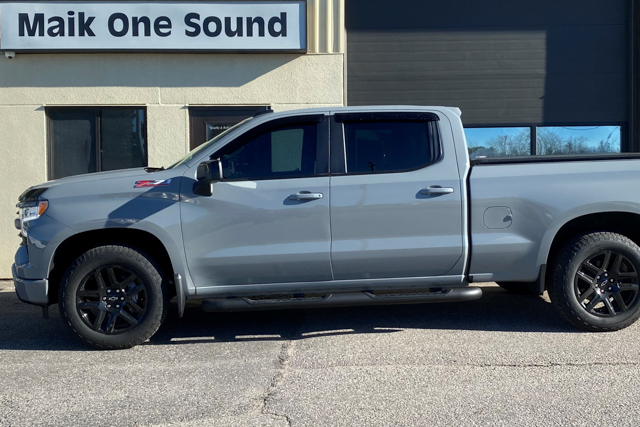 2025 Chevrolet Silverado with professional window tint in North Bay